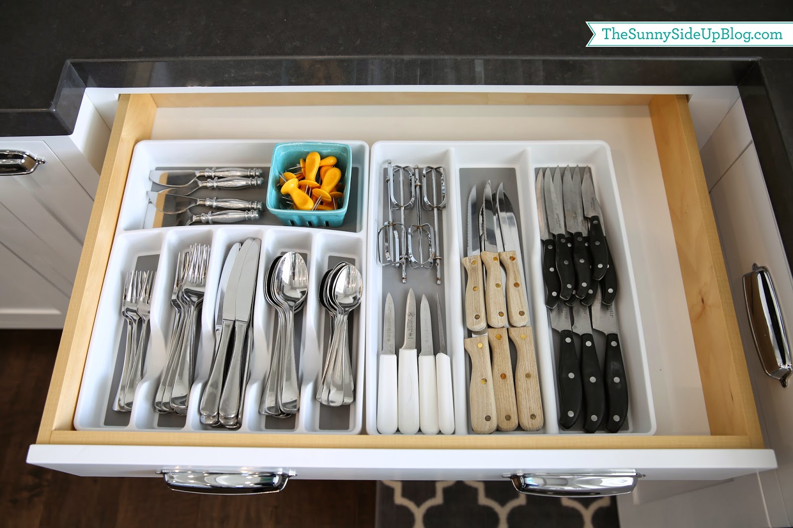 Organized Spoons Forks 