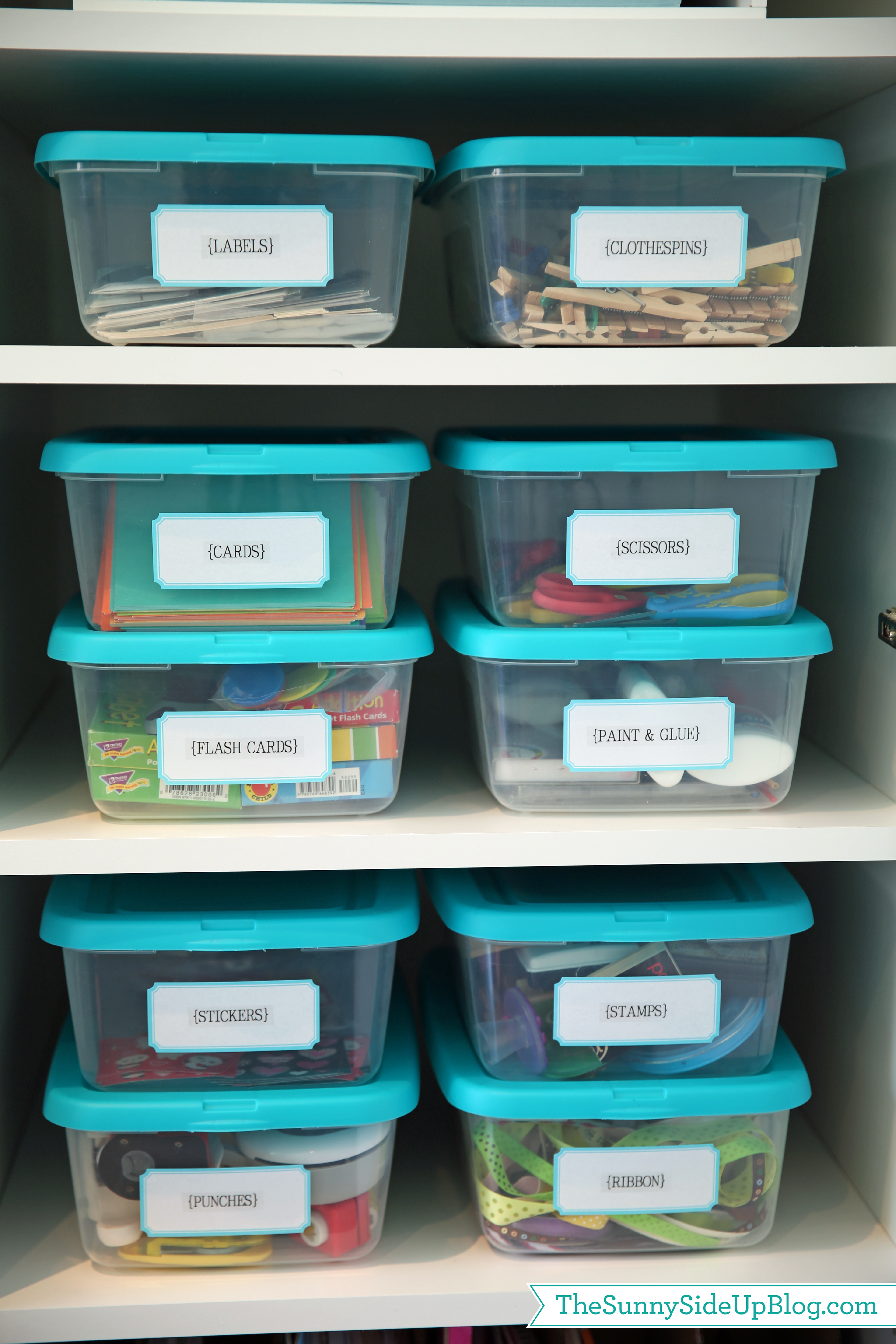 Organized art supplies (a new solution!) - The Sunny Side Up Blog