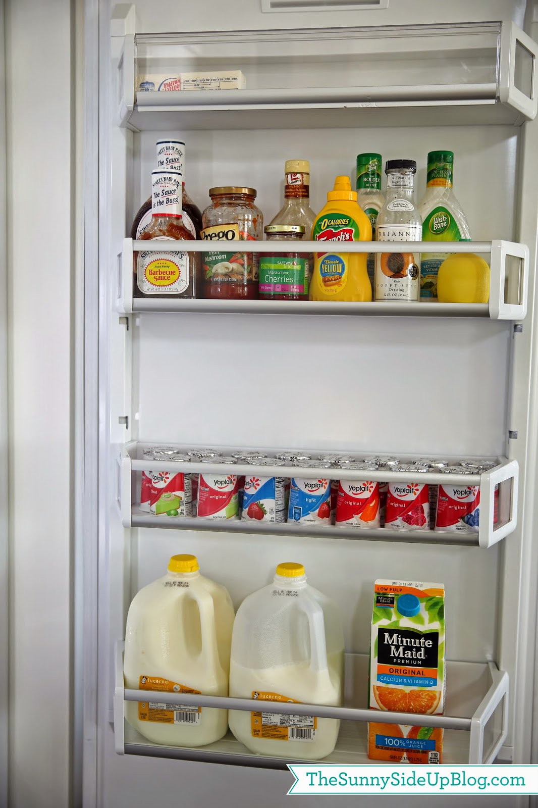 Organized Fridge - The Sunny Side Up Blog