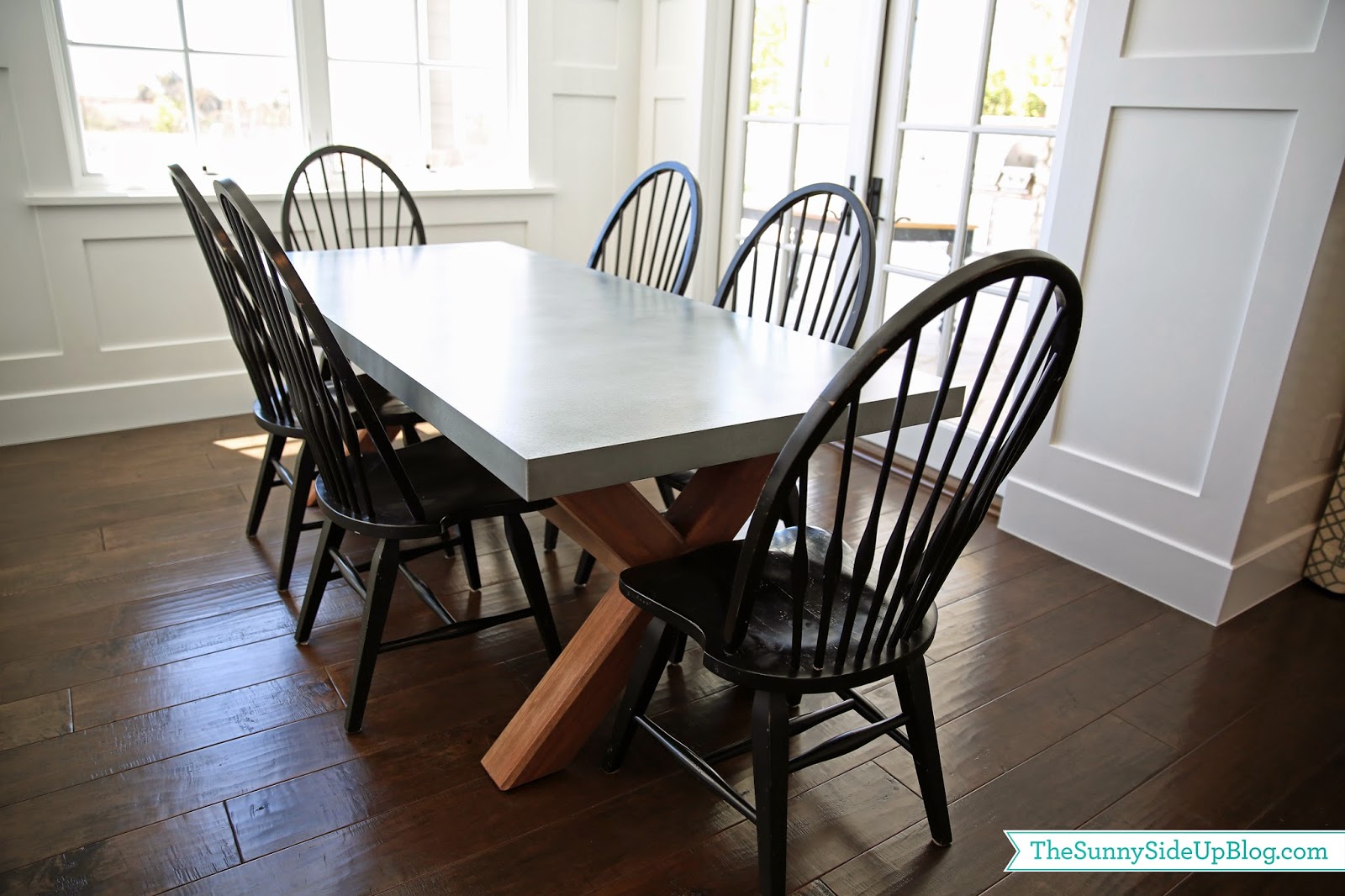 Dining room decor update (bench, chairs, pillows) - The Sunny Side Up Blog