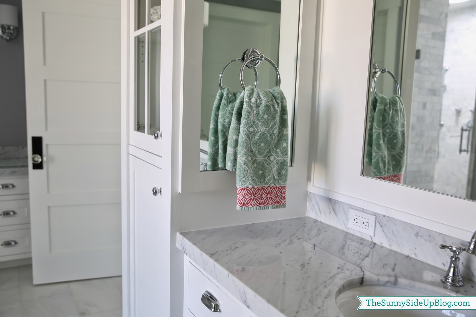 Master Bathroom Shelves/Tub - The Sunny Side Up Blog