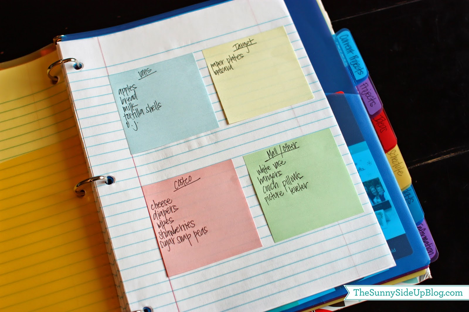 Post it Note To-Do List - The Sunny Side Up Blog | to do list note
