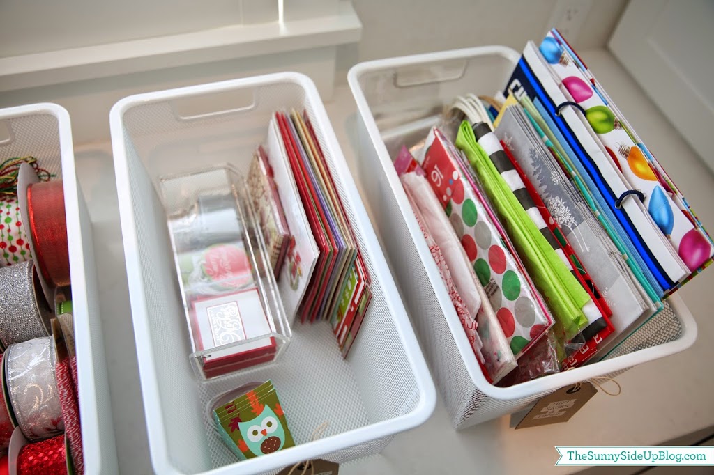 Organized Wrapping Supplies - The Sunny Side Up Blog