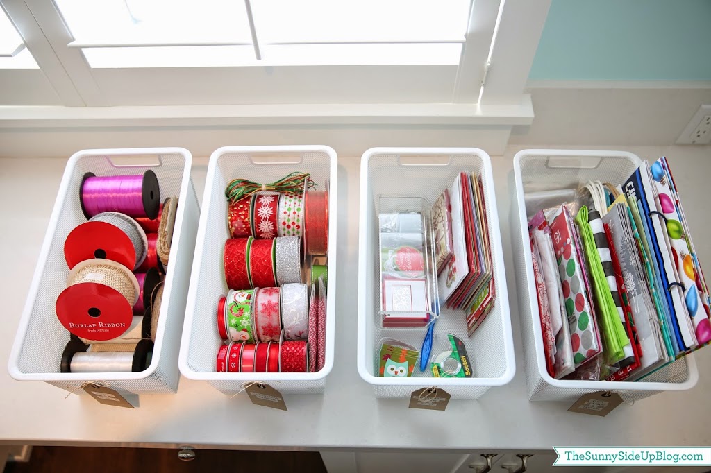 Organized Wrapping Supplies - The Sunny Side Up Blog