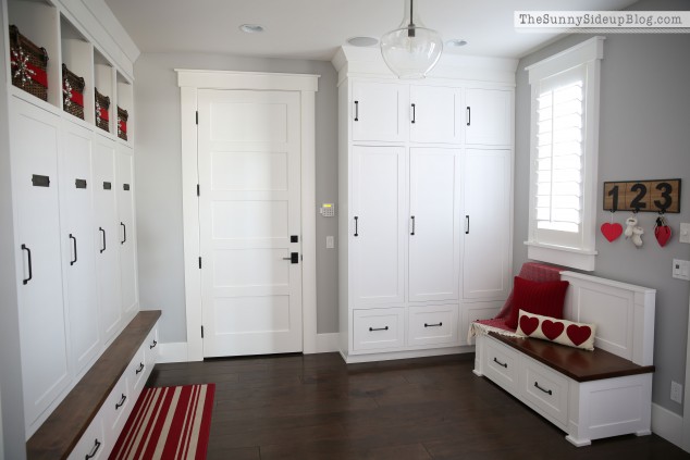 mudroom-decorated-for-valentines-day