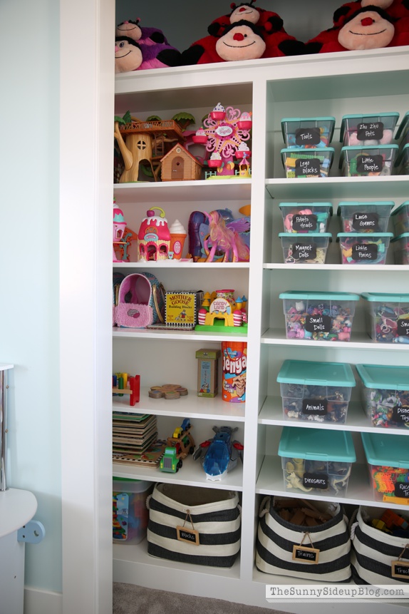 kids storage closet