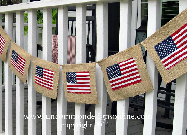 uncommon 4th of july burlap banner 2 2011