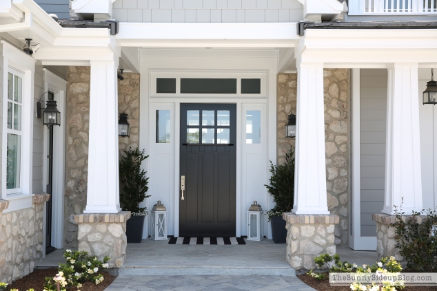 black-craftsman-style-door