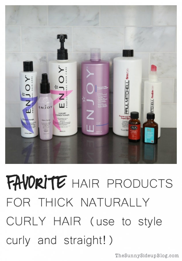 favorite hair products for thick naturally curly hair