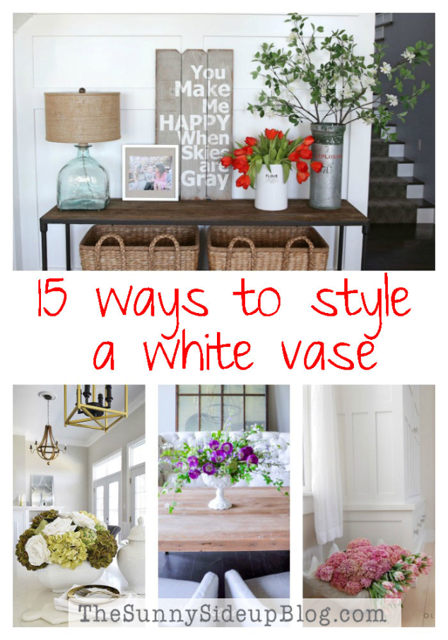 15 Ways to Style a White Vase The Sunny Side Up Blog