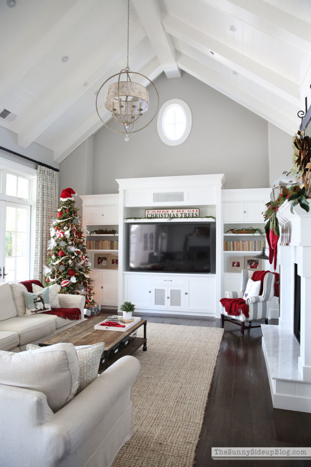 Christmas in the Family room! A Holiday Home Showcase. - The Sunny Side ...