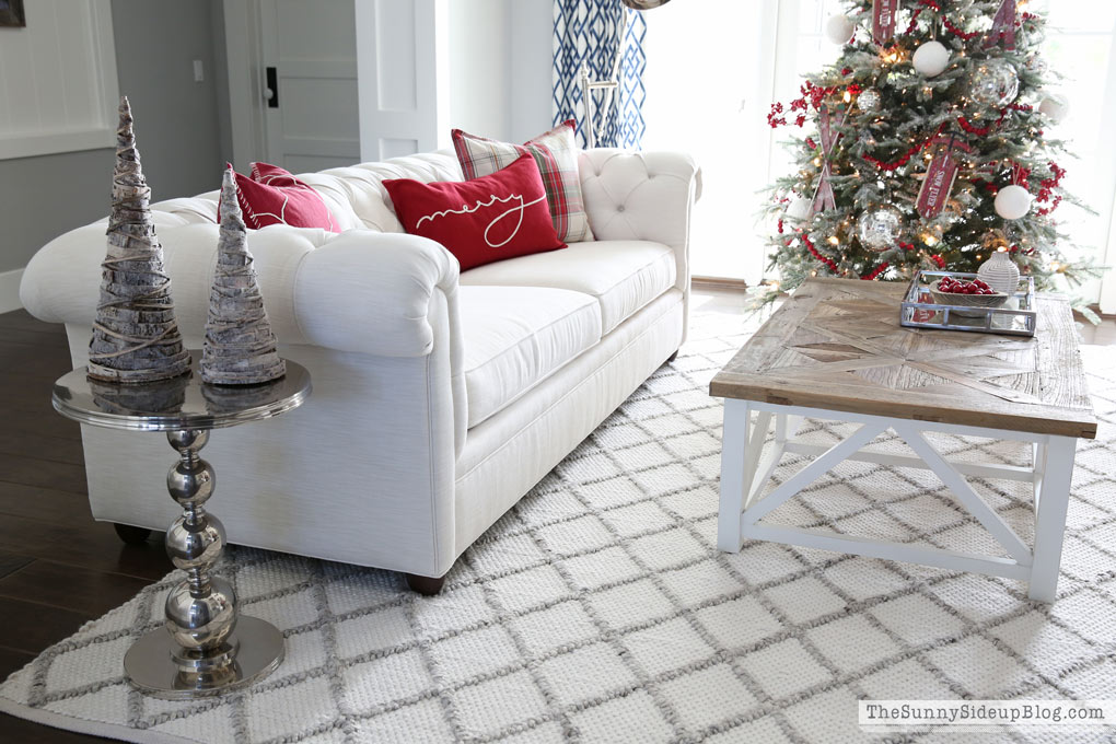 Christmas Formal Living Room (Decked and Styled Home Tour) - The Sunny ...