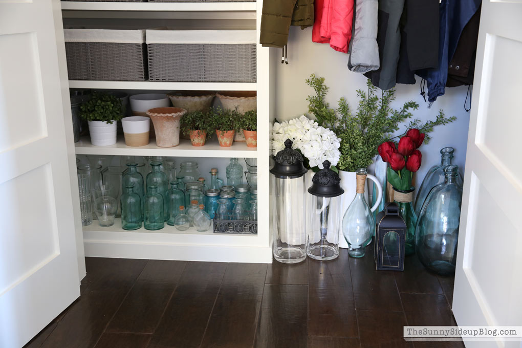 Organized Decor Closet & Buffet - The Sunny Side Up Blog