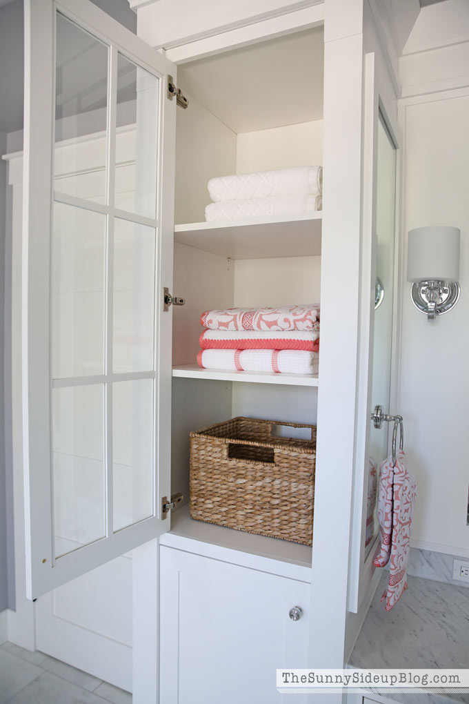 Master Bathroom Shelves/Tub - The Sunny Side Up Blog