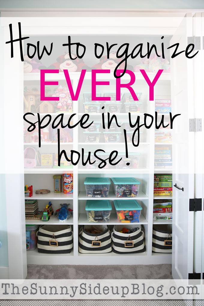 How To Organize EVERY Space In Your House! 