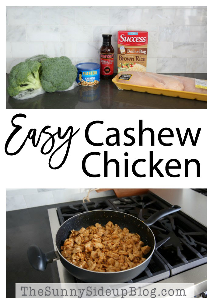 Easy Cashew Chicken (Sunny Side Up)