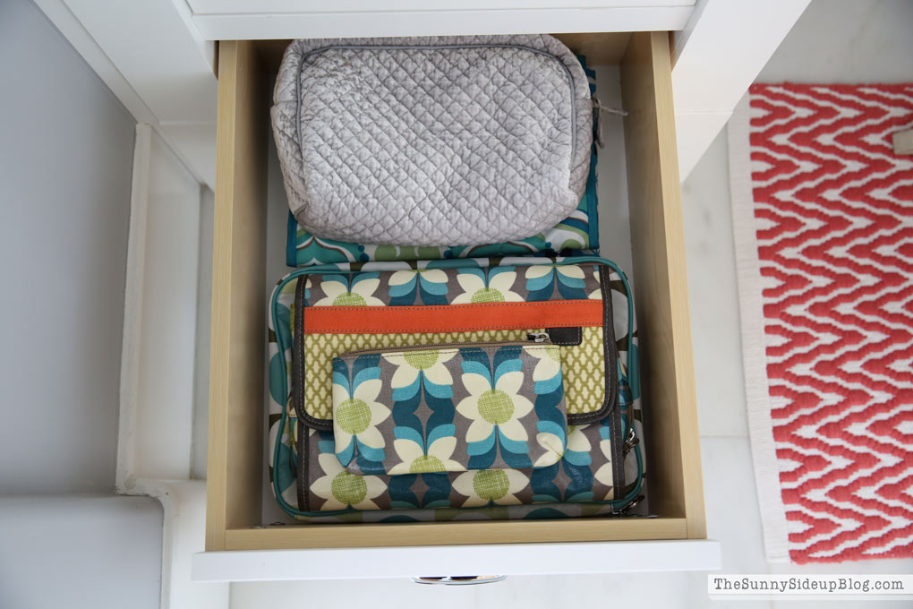 Organized Vanity Drawers