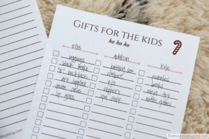 Free Christmas Printables for Organized Gift Giving! - The Sunny Side ...