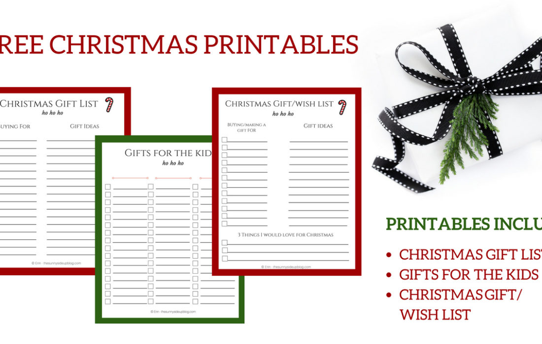 Free Christmas Printables for Organized Gift Giving!