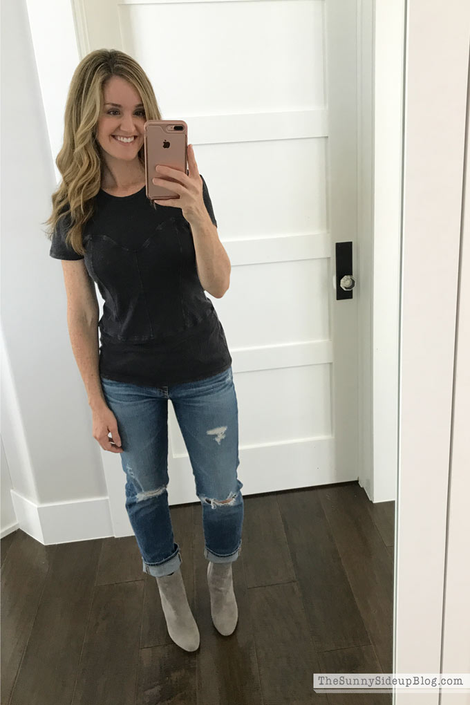 Nordstrom Corset tee on sale! 