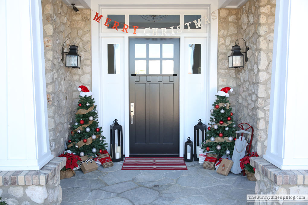 Christmas porch, home updates, and an epic tale :) - The Sunny Side Up Blog