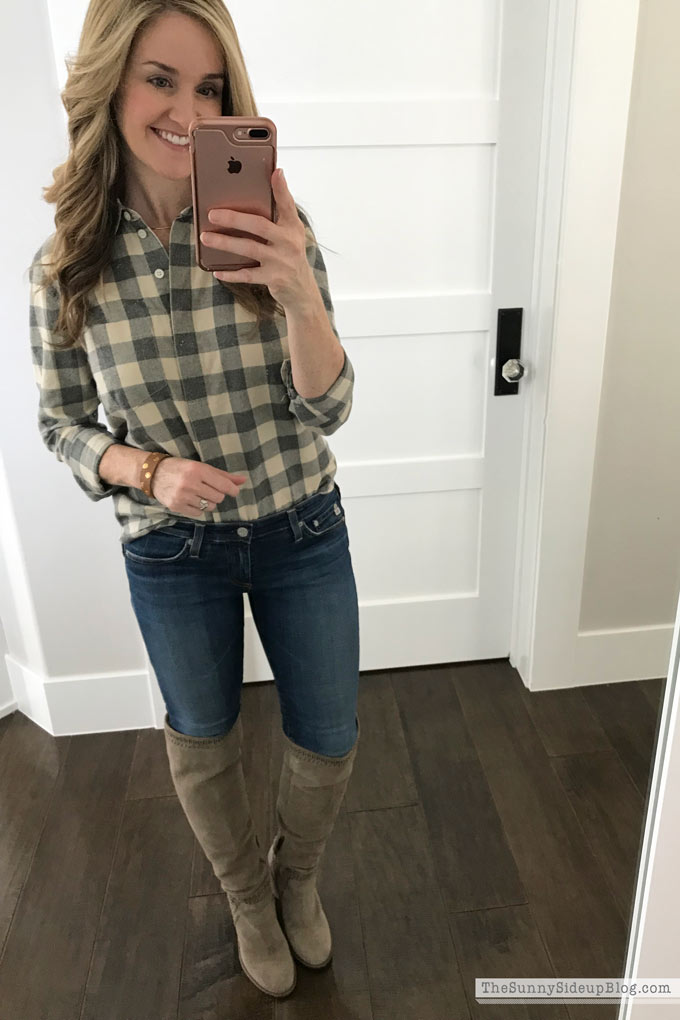 madewell plaid shirt