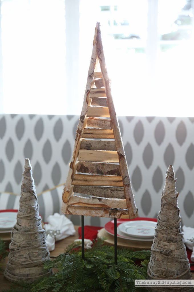 wooden Christmas tree 