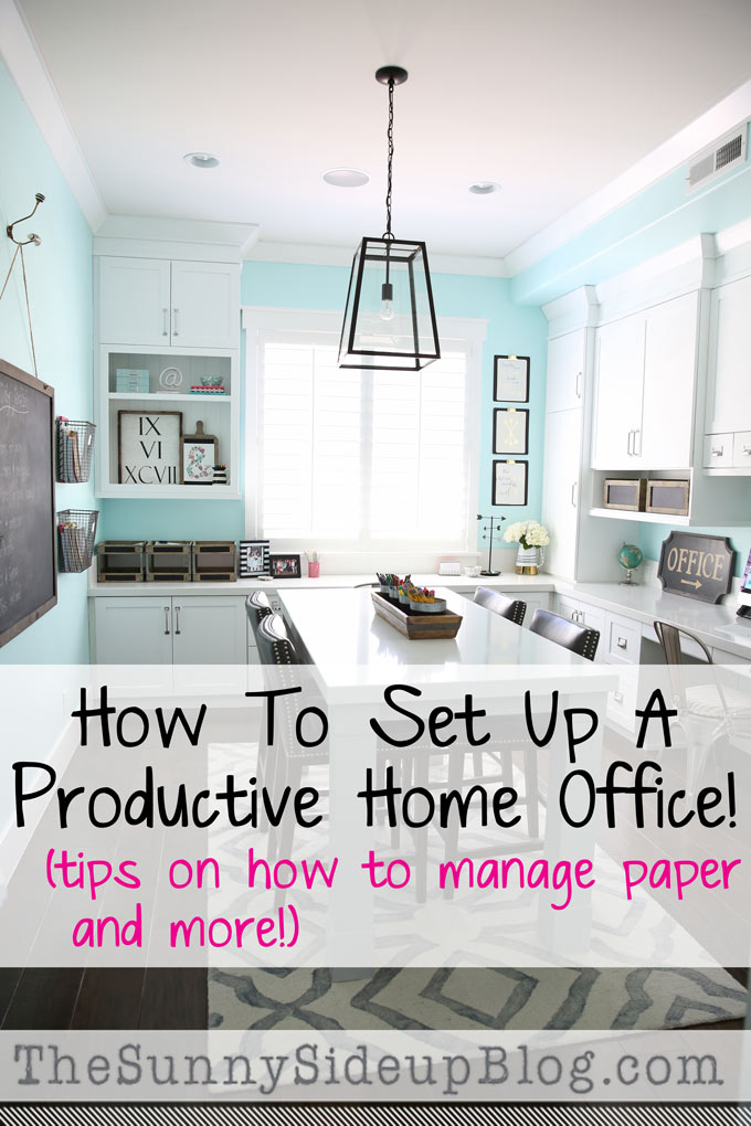 How to set up a productive Home office (Sunny Side Up)