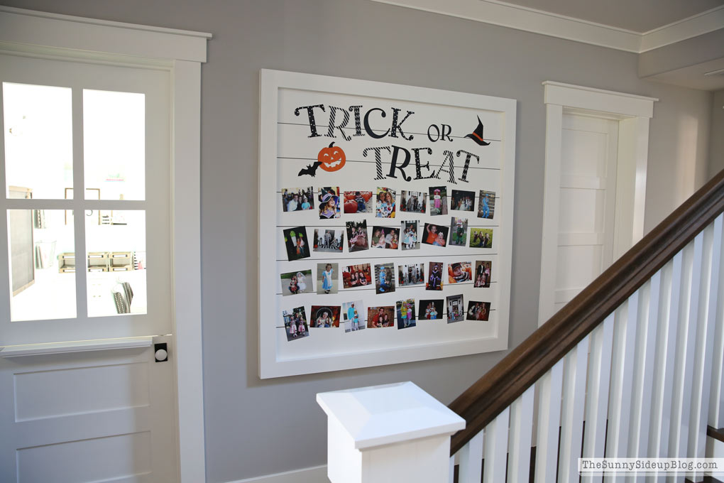 trick or treat halloween planked wall (Sunny Side Up)