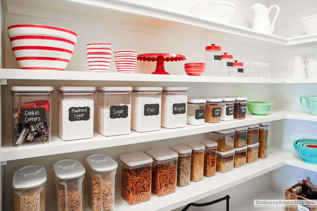 Organized Pantry and Ziploc Bag Drawer - The Sunny Side Up Blog