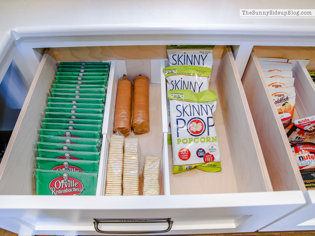 Organized Snack Drawer  Snack organizer, Kitchen organization