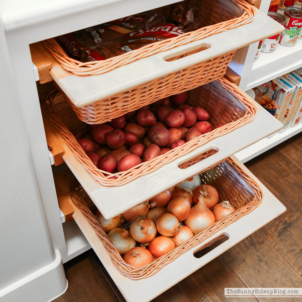 Organized Pantry Baskets (Sunny Side Up)