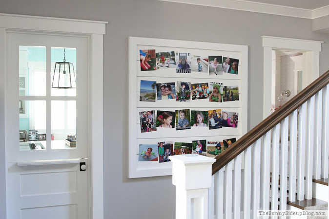 Shiplap Display Wall (through the seasons)