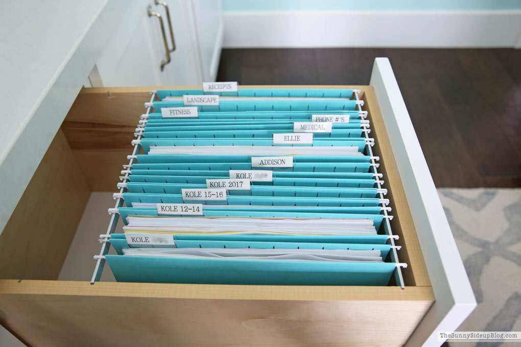 Organized Paper Files (Sunny Side Up)