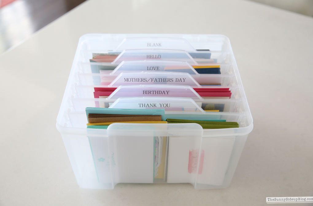 Greeting Card Organizer: Card Organization and Storage