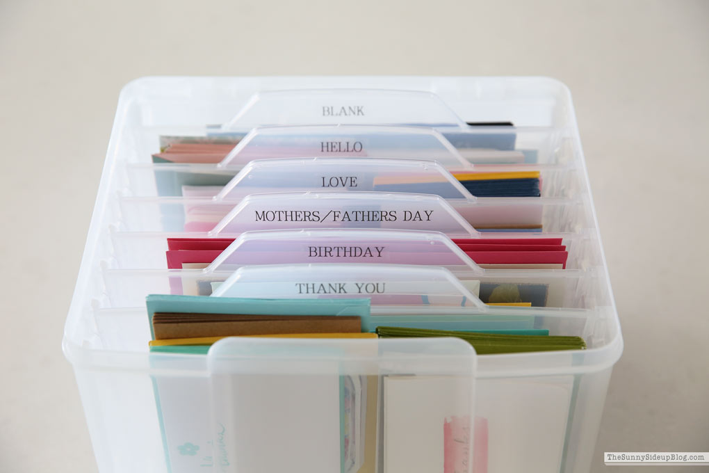 Greeting Card Organizer: Card Organization and Storage