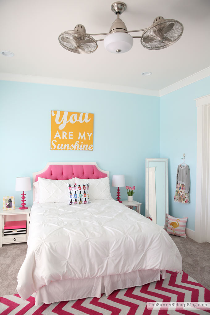 Girl's Bedroom Update (Sunny Side Up) 