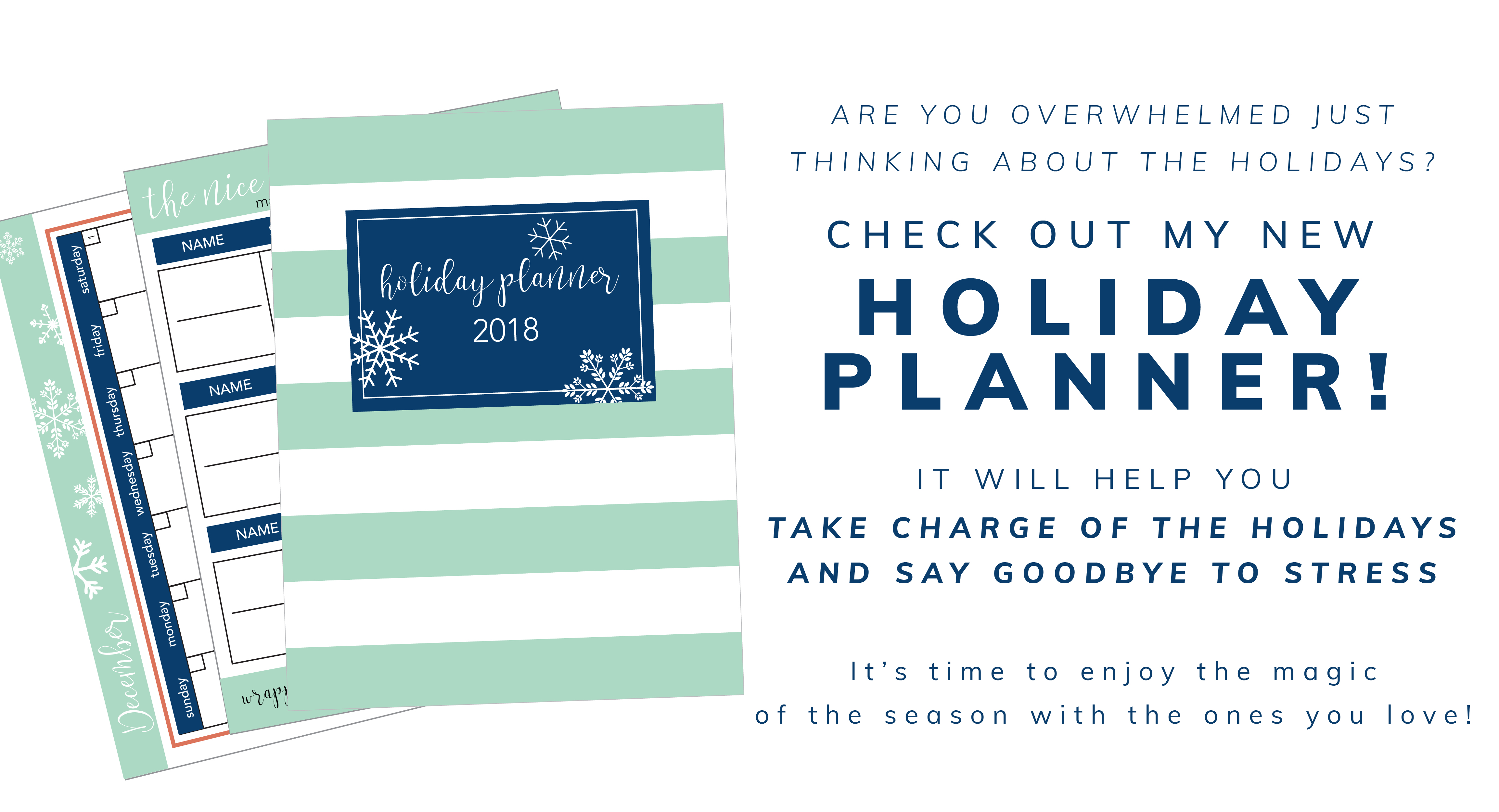 HOLIDAY PLANNER (Sunny Side Up)