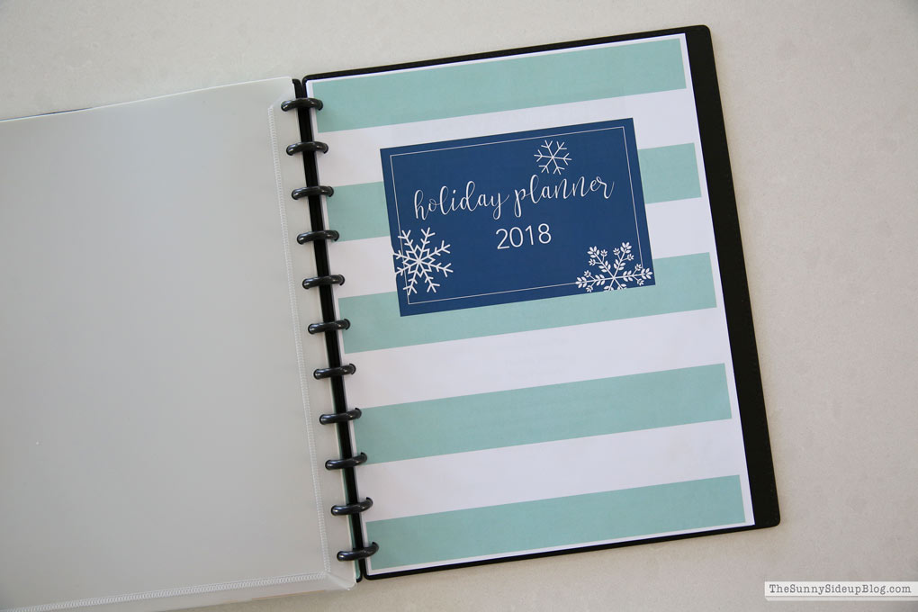 How I plan and use my holiday planner (Sunny Side Up)