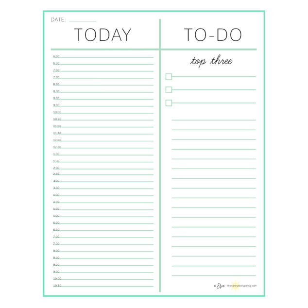 Sunny Side Up Printables - The Sunny Side Up Blog