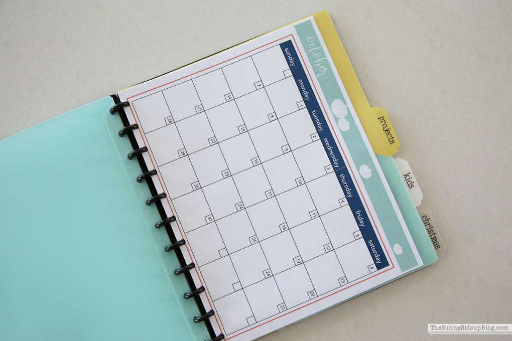 How I plan and use my holiday planner (Sunny Side Up)