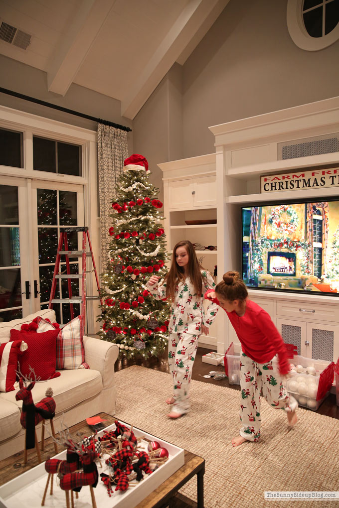 Decorating our Tree and fun Christmas PJ's! (Sunny Side Up)