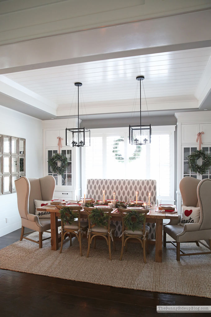 Christmas Dining Room (Sunny Side Up)