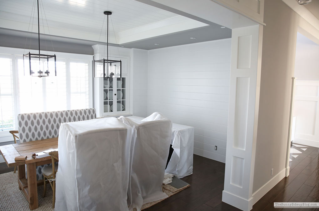 Shiplap Wall Dining Room Progress! (Sunny Side Up)