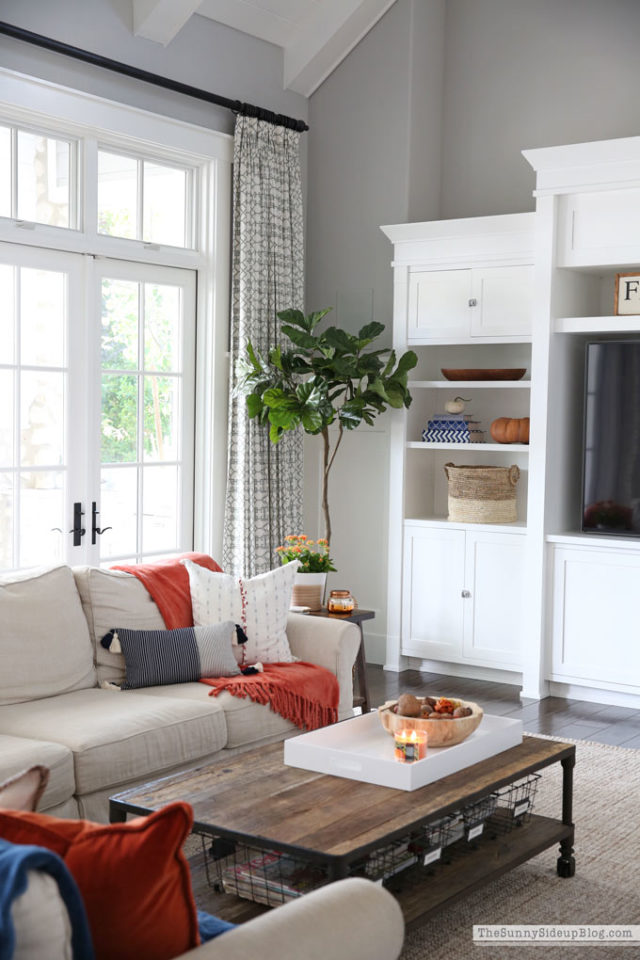 Family Room Fall Decor The Sunny Side Up Blog