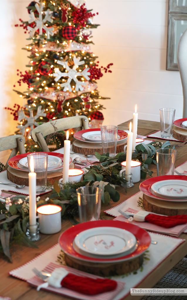 Christmas Dining Room (Sunny Side Up)