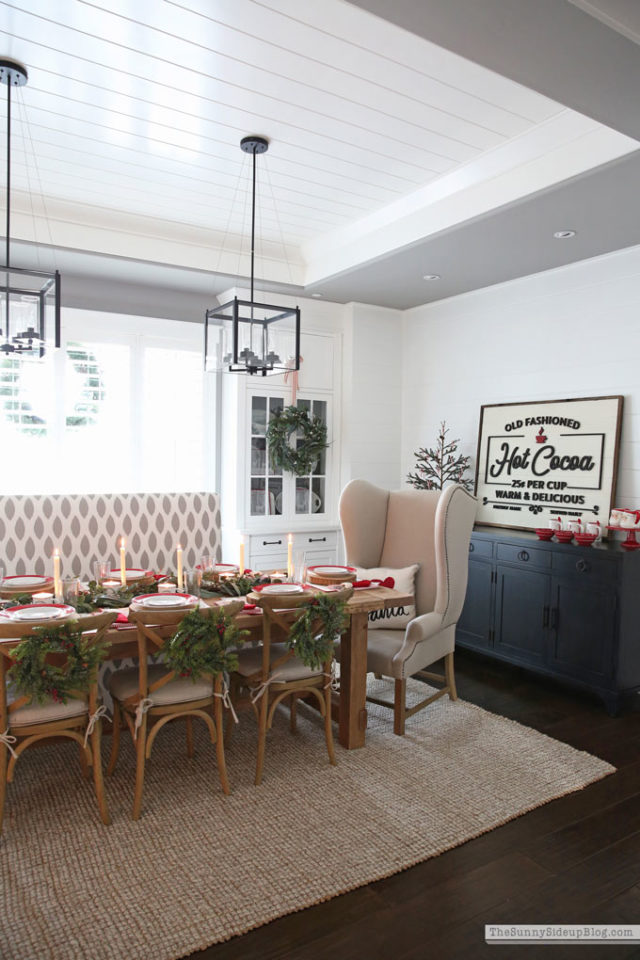 Christmas Dining Room (all grown up!) - The Sunny Side Up Blog