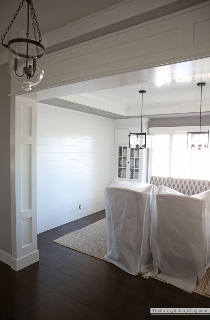 Shiplap Wall Dining Room Progress! (Sunny Side Up)