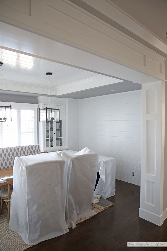 Shiplap Wall Dining Room Progress! (Sunny Side Up)