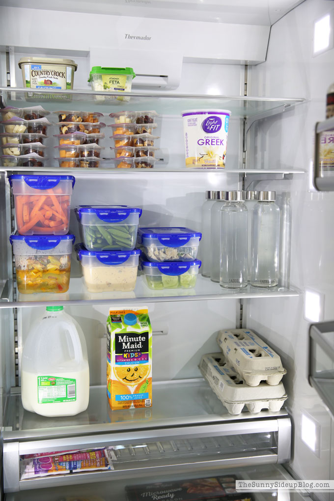 Organized Fridge - The Sunny Side Up Blog